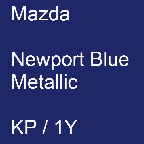 Mazda, Newport Blue Metallic, KP / 1Y.